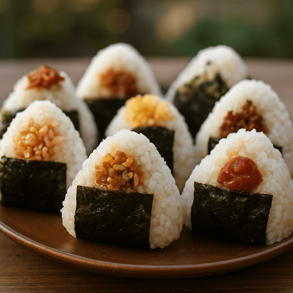 Onigiri japonais : 8 garnitures faciles à emporter