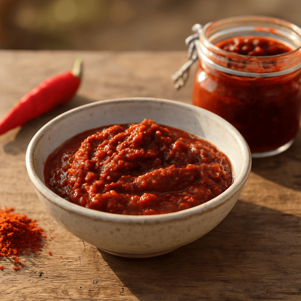 Harissa maison fumée : 3 niveaux de piquant en 10 min